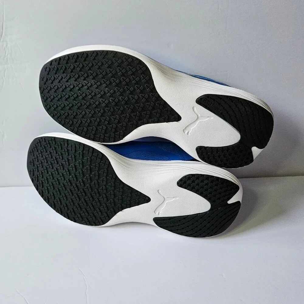 Puma Scend Pro Blue and Black Lace Up Running Sneakers Mens Size 9.5